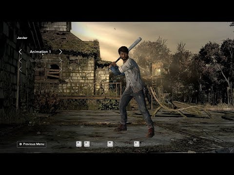 The Walking Dead: The Telltale Definitive Series - ALL Javi Animations, Voice Lines and Outfits