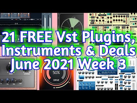 21 Best New FREE VST PLUGINS, Vst Instruments, Sample Packs & HUGE DEALS - June 2021 Week 3