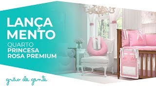 Quarto de Bebê Princesa Rosa Premium - Grão de Gente