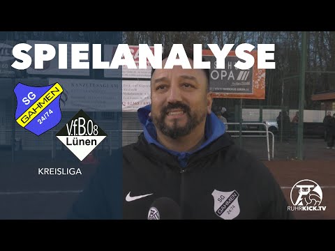 Spielanalyse | SG Gahmen 24/74 - VfB Lünen (17. Spieltag, Kreisliga A2 Dortmund)