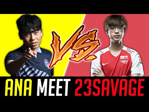 ANA vs 23SAVAGE - NEW vs OLD carry of T1 DOTA 2