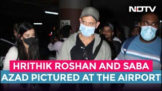 Couple Spotting: Hrithik Roshan With Girlfriend Saba Azad At Airport