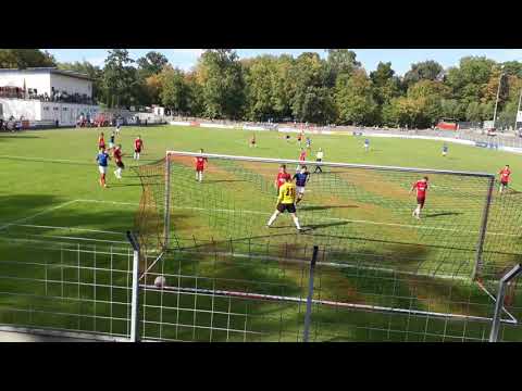 VfB Eppingen - VfR Mannheim / Das 0:2 durch Marc Haffa