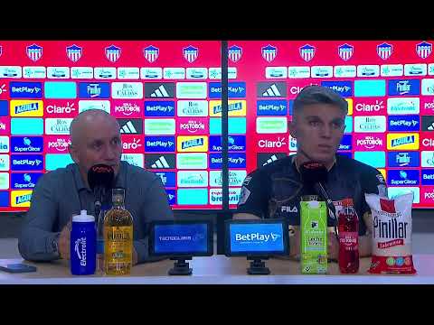 Rueda de prensa de Santa Fe tras su partido con Junior