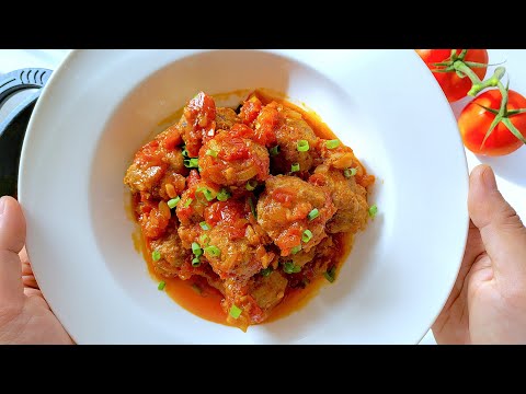 HOW TO MAKE VIETNAMESE MEATBALLS WITH TOMATO SAUCE || HOMEMADE VIETNAMESE MEATBALLS RECIPE