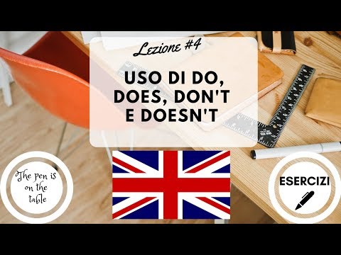 English Lessons - Lesson 4: Using DO, DOES, DON'T, and DOESN'T (with exercises)