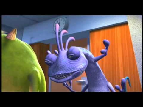 Disney, Monstre et Compagnie, un passage du film, Léon et Bob