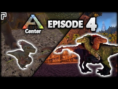 FIRST EVER TIME BREEDING DINOSAURS IN ARK! | ARK Survival Evolved: The Center | Episode 4