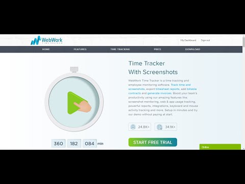 WebWork Time Tracker video/presentation/materials
