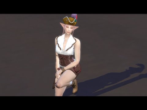 the sims 4 premium cc download girl Elvene Fengella by Bonita100 Game Video Preview