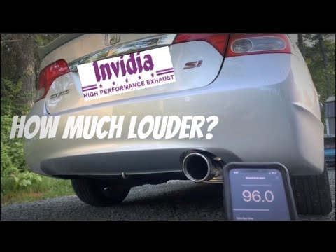 2011 Civic Si Invidia Q300 Exhaust.