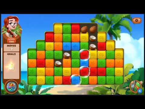 Lost Island Blast Adventure Level 510 - NO BOOSTERS 🏝️ | SKILLGAMING ✔️