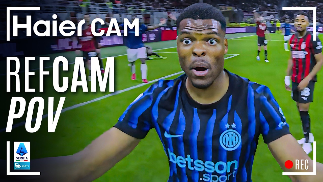 HAIER CAM | REF CAM POV: You Are The Referee in Milan-Inter | Serie A 2025/26