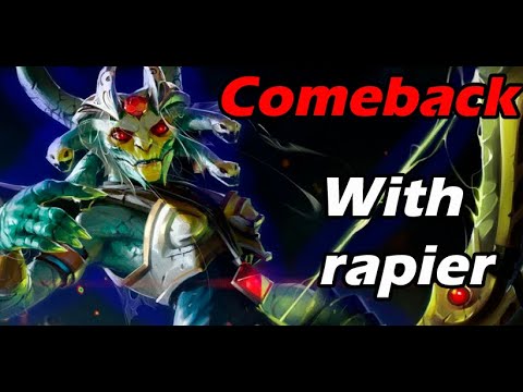 Medusa with rapier || Intense tea eye game