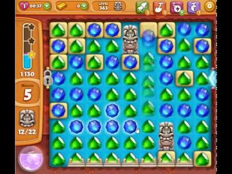 Diamond Digger Saga level 363 15 moves with one rocket 😈