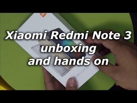 Xiaomi Redmi Note 3 unboxing and hands on