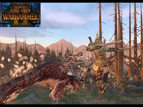 Sphinx vs Kroq Gar - Gruftkönige vs. Echsenmenschen - Total War Warhammer 2 - Online Battle (104)