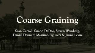 Coarse Graining: Sean Carroll et al