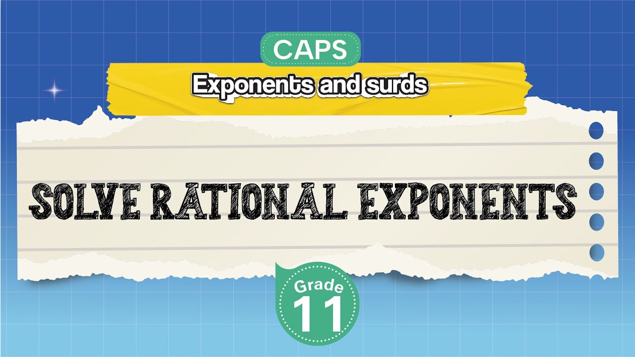 [GRADE 11] Solve Rational Exponents