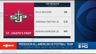 St. Joseph's Prep (PA) only school with three first team All-Americans