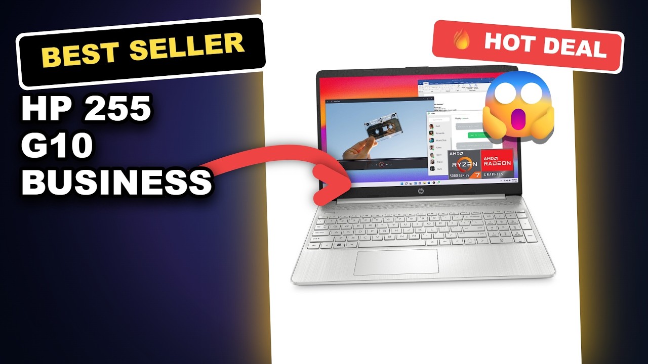 HP 255 G10 Business Laptop Review: AMD Ryzen 7 Powerhouse with 64GB RAM & 2TB SSD