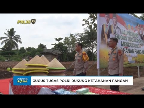 KAPOLDA SUMSEL LUNCURKAN GUGUS TUGAS POLRI MENDUKUNG KETAHANAN PANGAN