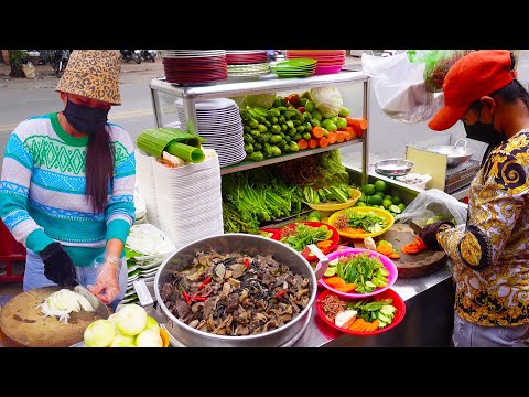 All Finished in Just 5 Hours! Best Cambodian Grilled Beef with Prahok Sauce | Cambodian Street Food