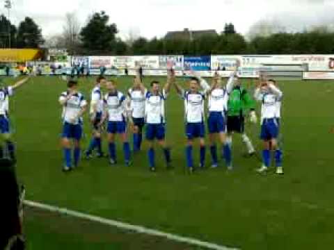 Spelersgroet na SC Wielsbeke - Ksk Heist.