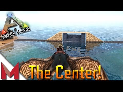WATER PEN/BRIDGE BUILD ON THE CENTER - ARK: SURVIVAL EVOLVED GAMEPLAY - S4E13