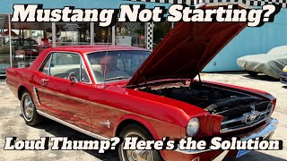 How to Fix 1965 Ford Mustang NO START