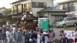 preview picture of video '平成26年　秦野市鶴巻・落幡神社 例大祭　お旅所発輿・環御'