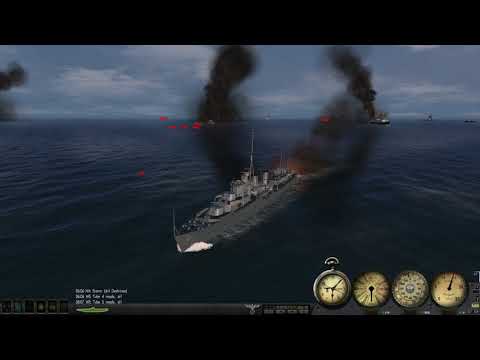 Sinking Large convoy in Wac5.0 2017 edition