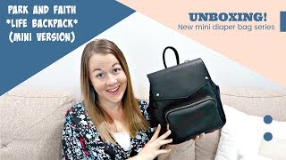 Park and Faith Life "mini" Backpack | New mini series