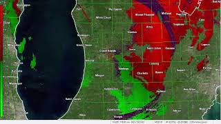 KGRR Velocity June 10th 2020 135 pm EDT to 400 pm EDT
