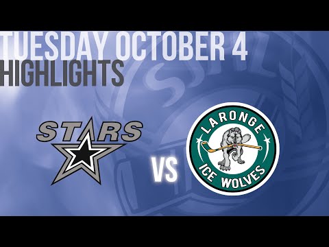 HIGHLIGHTS: Battlefords North Stars vs La Ronge Ice Wolves (Oct 4)