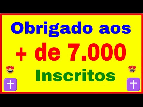 AGRADECIMENTO AOS + DE 7000 INSCRITOS