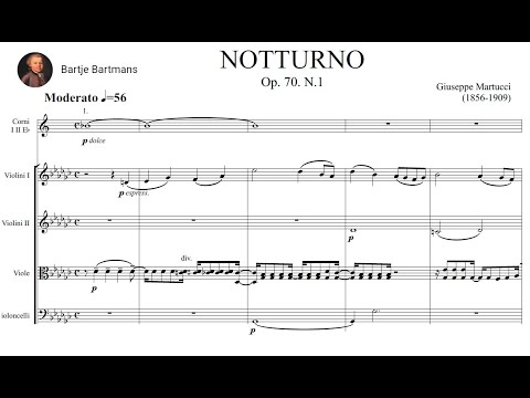 Giuseppe Martucci - Notturno, Op. 70, No. 1 {Orchestrated} (1891)