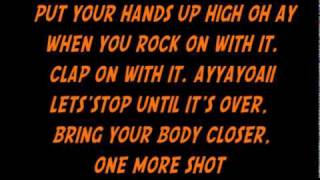 Chris Brown - Hands Up High (on screen lyrics)