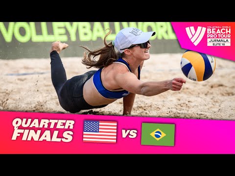 Nuss/Kloth vs. Barbara/Carol - Quarterfinal Highlights Jurmala 2022 #BeachProTour