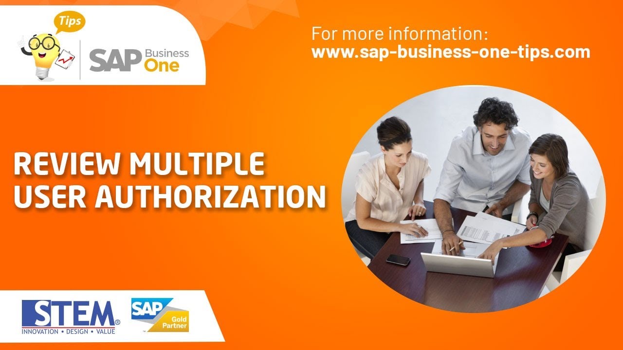 Reviewing Multiple User Authorisations in SAP Business One