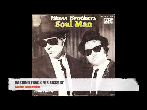 Soul Man - Blues Brothers - Bass Backing Track (NO BASS)