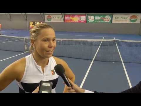 EMPIRE Women's Indoor 2019: F, interview, Lucie HRADECKÁ (CZE), víťazka turnaja