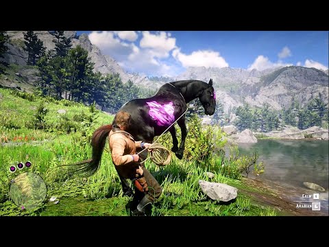 ARTHUR CATCH A BEAUTIFUL CHAROITE HORSE - RDR2 | GAMEPLAY
