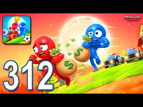 Stickman Party - Gameplay Part 312 Random Funny MiniGames 1 2 3 4 Plyer Free New Update Adventure