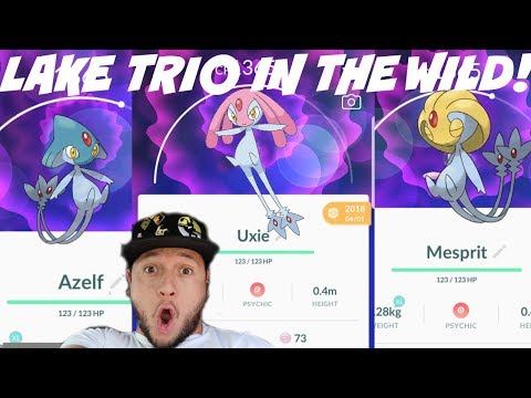 HOW TO CATCH NEW LEGENDARY LAKE TRIO in pokemon go AZELF / UXIE / MESPRIT