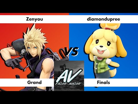 AV Fight Night #32 - Grand Final - Zenyou (Cloud/Mario) vs diamondupree (Isabelle)