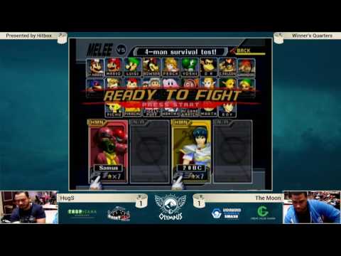 Olympus - The Moon (Marth) vs Hugs (Samus) - SSBM Winners - Smash Melee