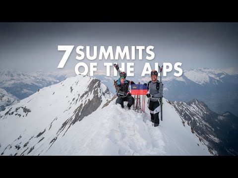 Die 7 Summits der Alpen mit Tourenskiern in nur 5 Tagen