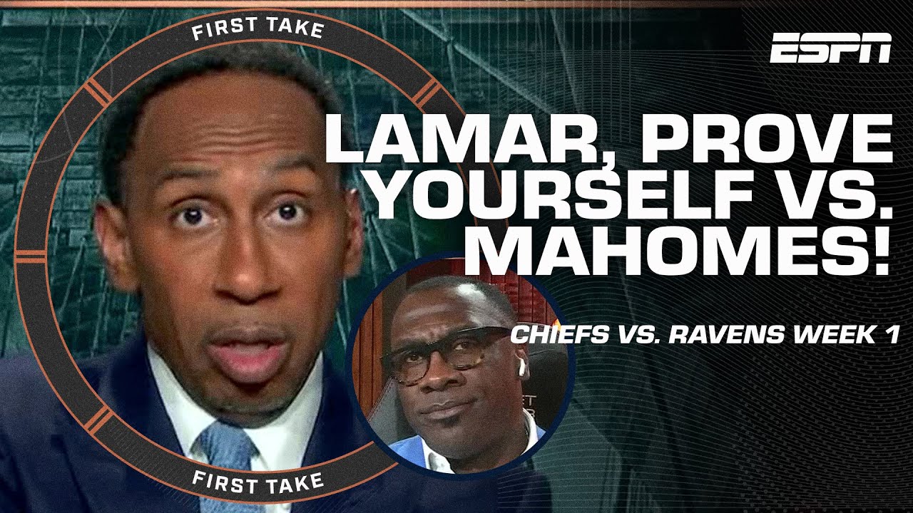 'ANSWER THE CALL!' 📞 Patrick Mahomes is Lamar Jackson's ONLY BLEMISH - Stephen A. Smith | First Take