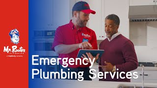 Have a plumbing emergency! Call Mr. Rooter Plumbing!